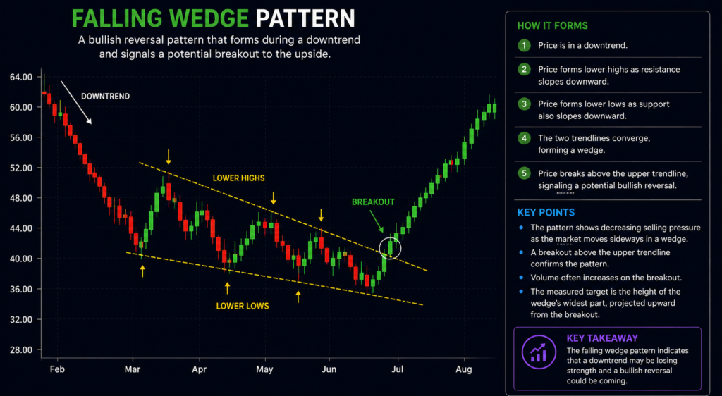 falling wedge