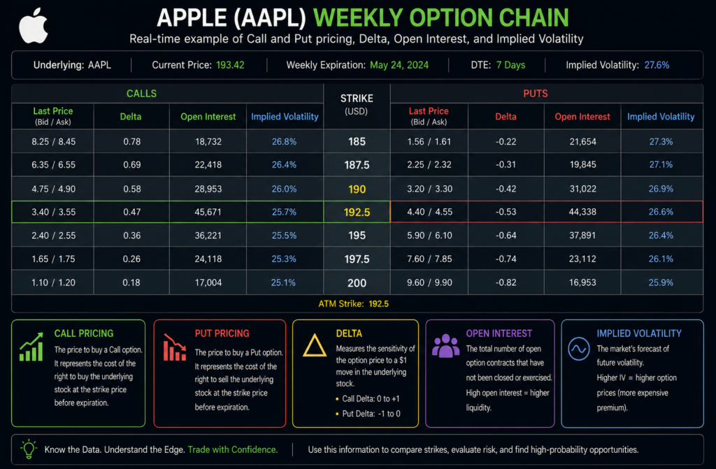 option chain